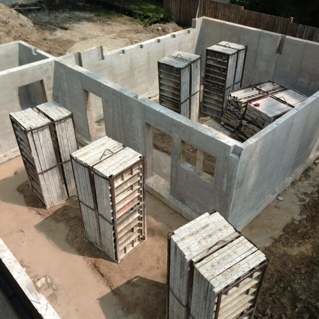 Under Garage Storage with Treated Lumber Opening - Highland