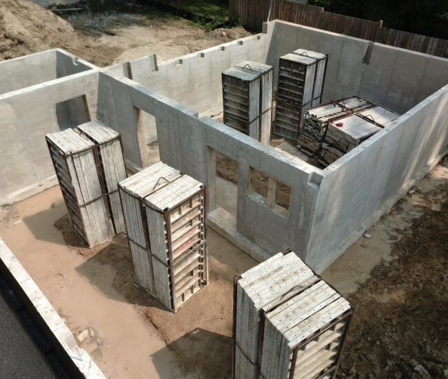 Under Garage Storage with Treated Lumber Opening - Highland